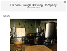 Tablet Screenshot of elkhornsloughbrew.com
